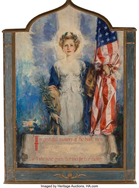 In Grateful Memory of the Brave Men Who Have Given Lives for Their Country av Howard Chandler Christy