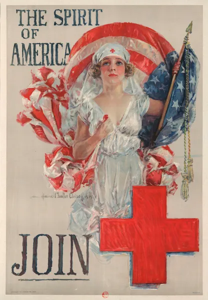 The Spirit of America. Join (the American Red Cross) av Howard Chandler Christy