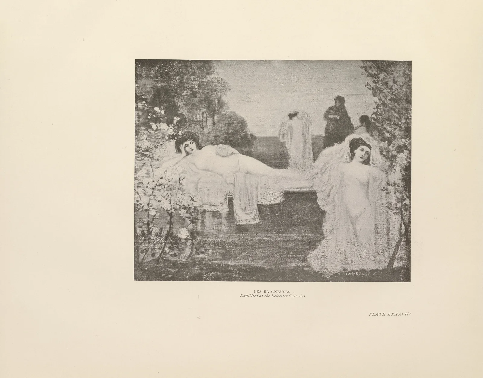 Les Baigneuses av Charles Conder