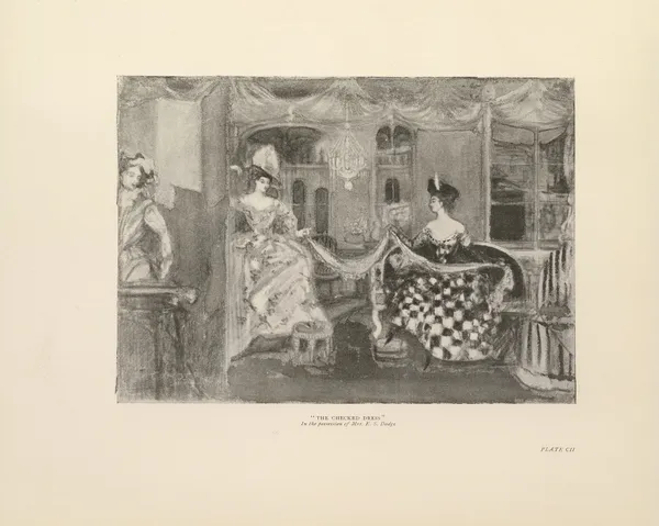 The Check Dress av Charles Conder