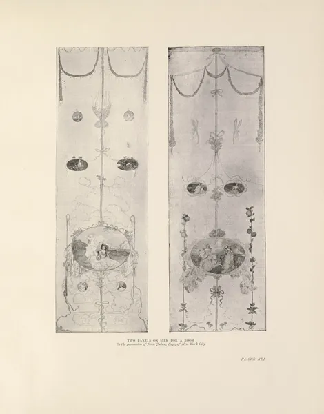 Two Panels on Silk for a Room av Charles Conder