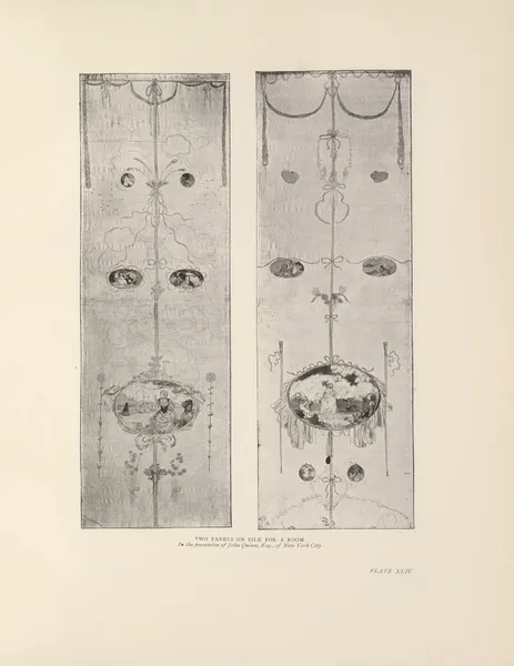 Two Panels on Silk for a Room av Charles Conder