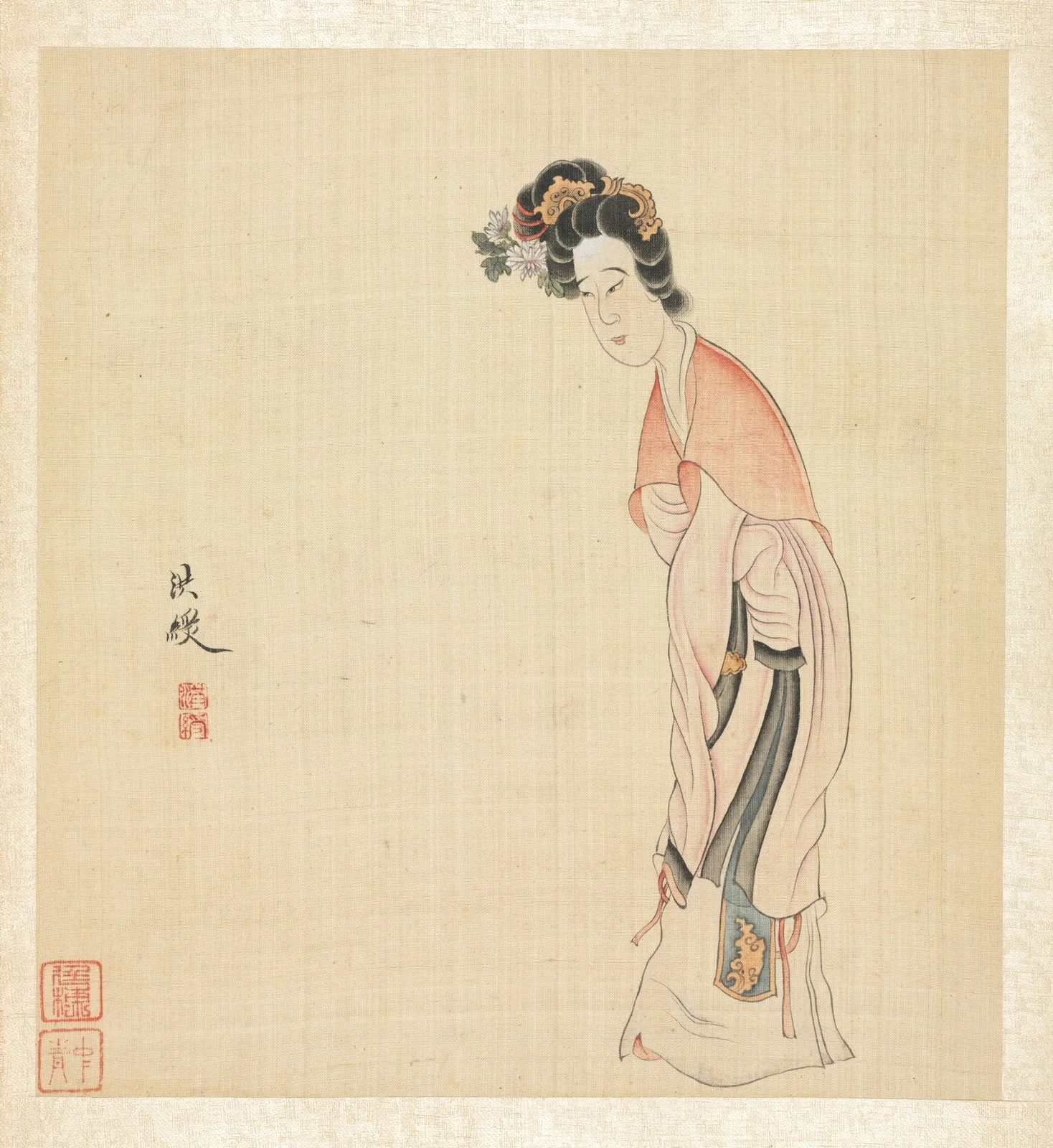 A Lady av Chen Hongshou