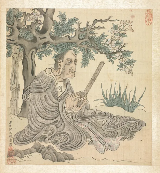 A Lohan [after Kuan-hsiu] av Chen Hongshou
