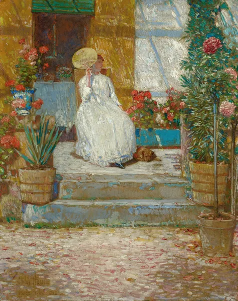 In The Sun av Childe Hassam