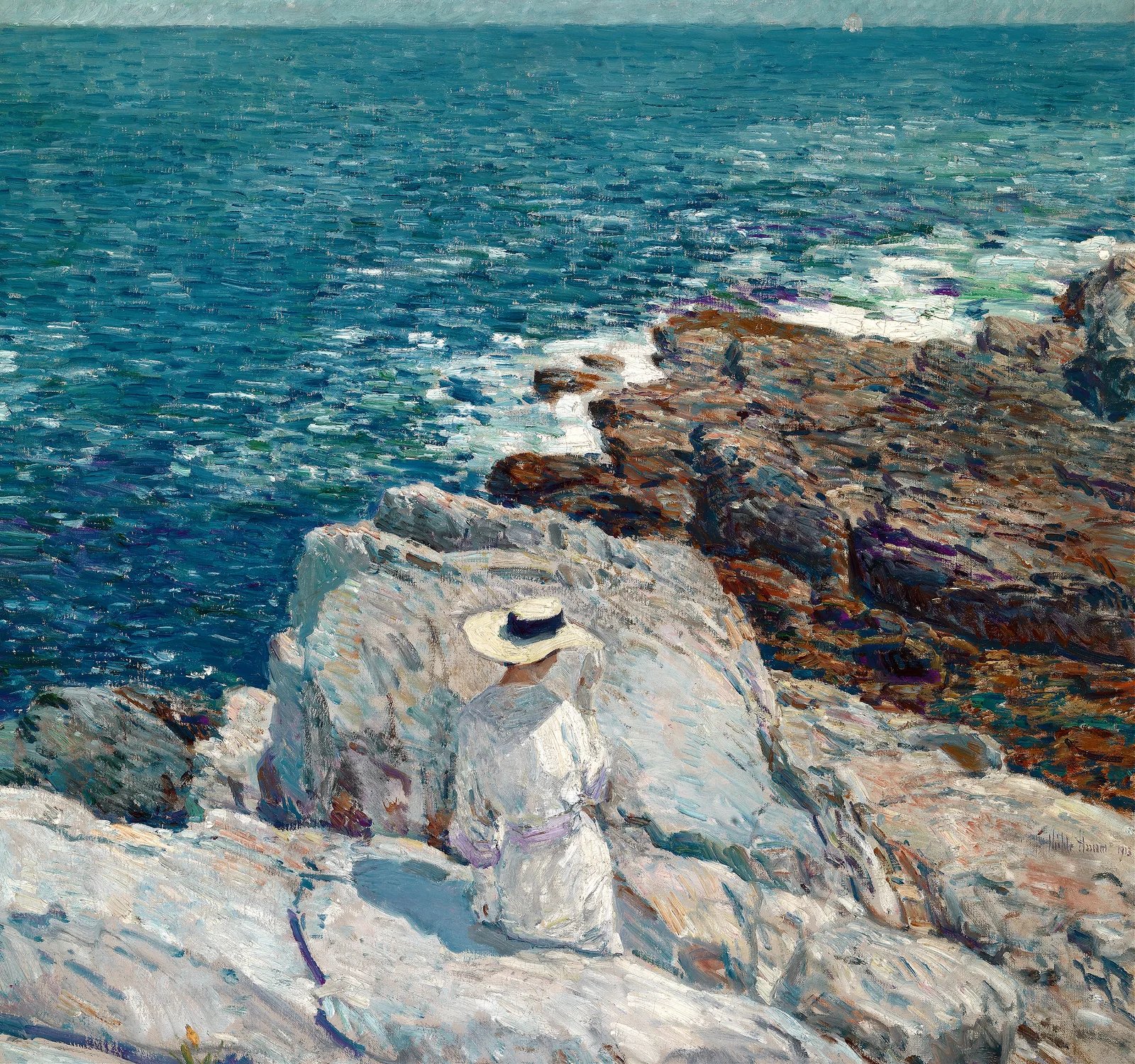 The South Ledges, Appledore av Childe Hassam