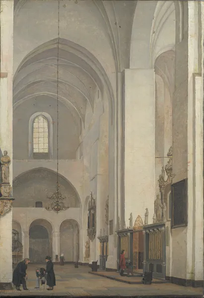 The Transept Of Århus Cathedral av Christen Købke