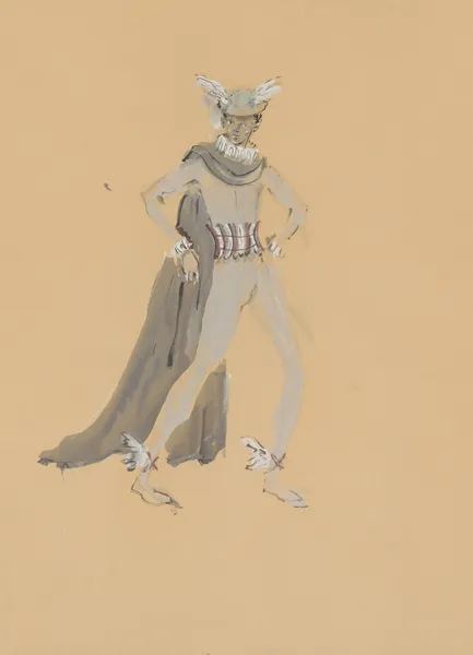 Amphitryon – maquette de costume – Mercure av Christian Bérard