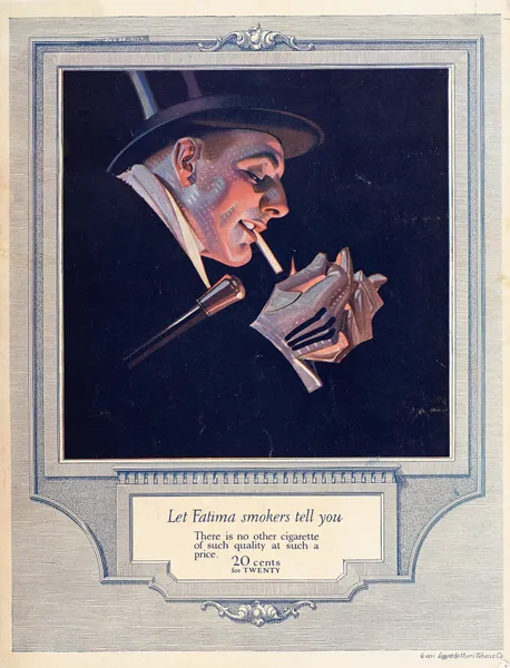 Fatima Cigarette av Joseph Christian Leyendecker