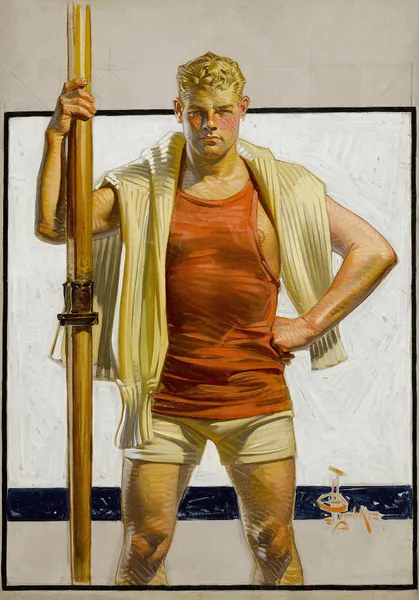 The Oarsman av Joseph Christian Leyendecker