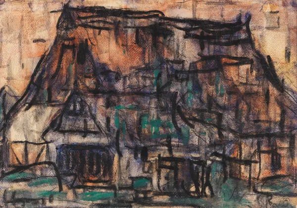 Haus in Soest av Christian Rohlfs