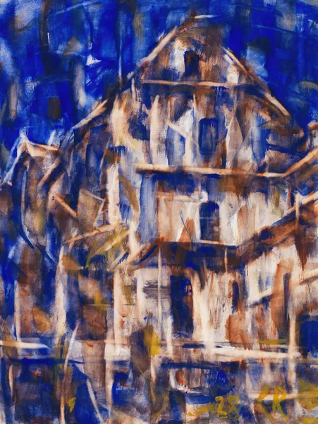 Tessiner Häuser I av Christian Rohlfs