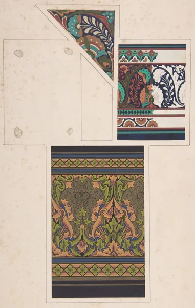 Design drawing av Christopher Dresser