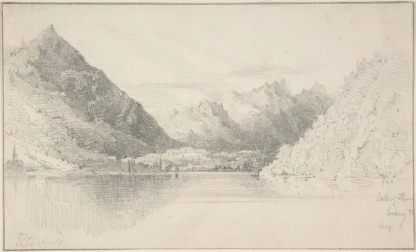 Lake of Thun looking North av Clarkson Stanfield