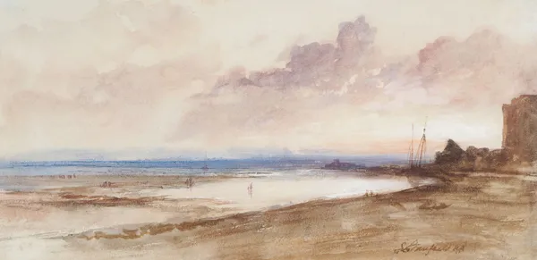 On The Shore, Sunset av Clarkson Stanfield