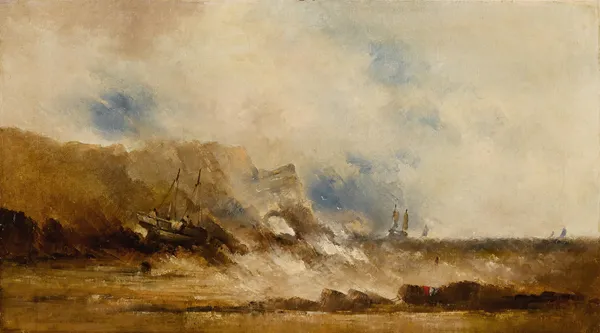 Ships At Sea av Clarkson Stanfield