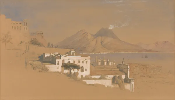 Vesuvius in Eruption av Clarkson Stanfield