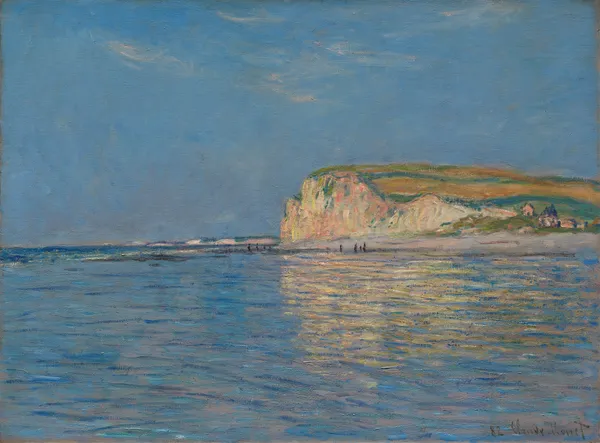 Low Tide at Pourville, near Dieppe, 1882 av Claude Monet