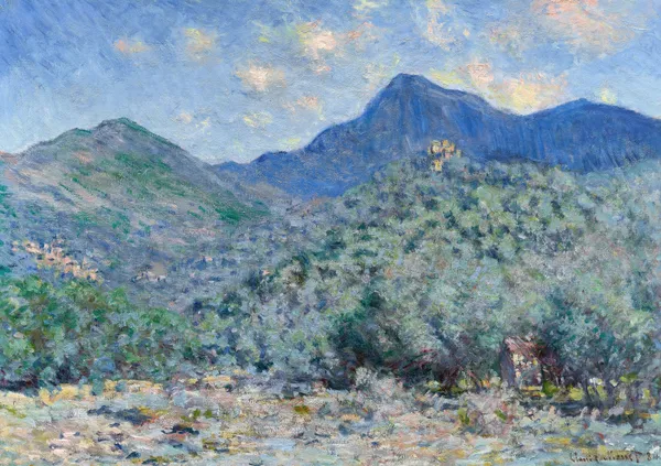Valle Buona, Near Bordighera av Claude Monet