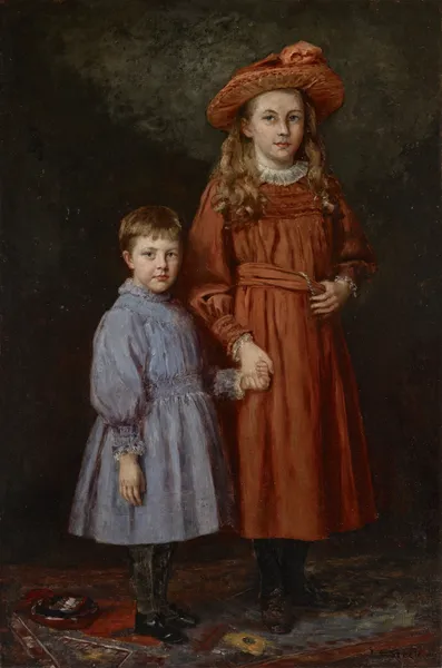 The Pierce Children av Theodore Clement Steele
