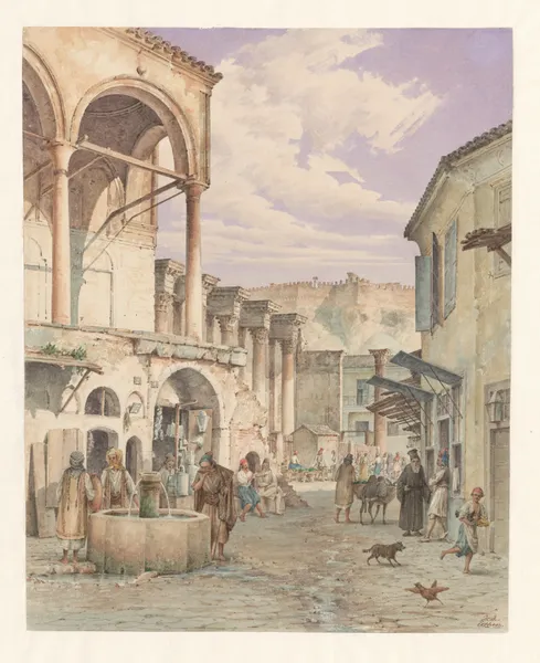 Greece, Athens – Agora Monastiraki Square av Harald Conrad Stilling