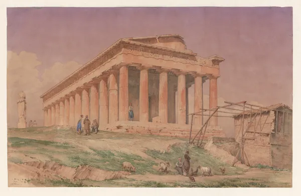 Greece, Athens, Hephaisteion (Temple of Theseus) av Harald Conrad Stilling