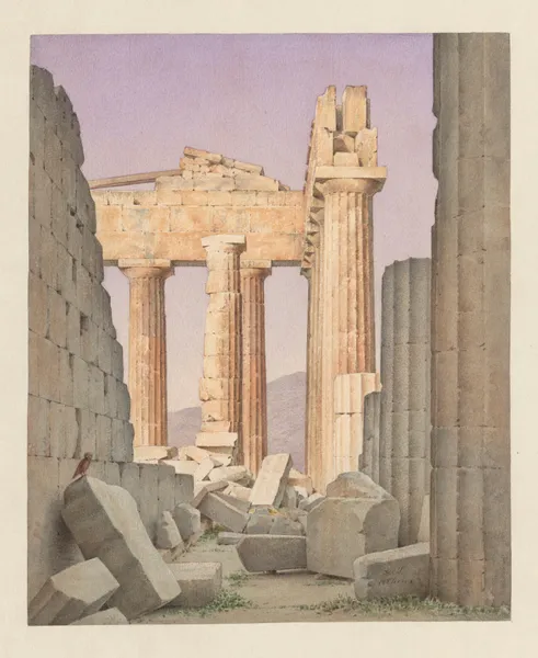 Greece, Athens – Parthenon, inner peristasis av Harald Conrad Stilling