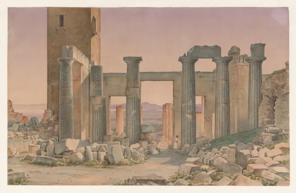 Greece, Athens, Propylaea av Harald Conrad Stilling