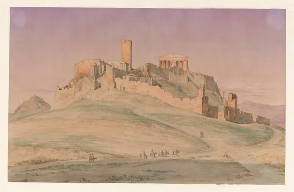 Greece, Athens – The Acropolis seen from the southwest av Harald Conrad Stilling