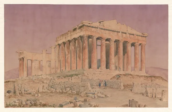 Greece, Athens – The Parthenon seen from the northwest av Harald Conrad Stilling