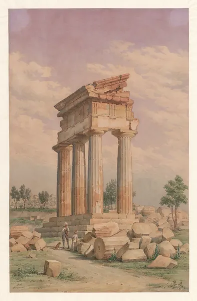 Italy, Agrigento – Temple of Castor and Pollux av Harald Conrad Stilling