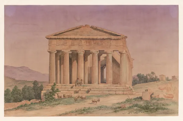 Italy, Agrigento – Temple of Concordia av Harald Conrad Stilling