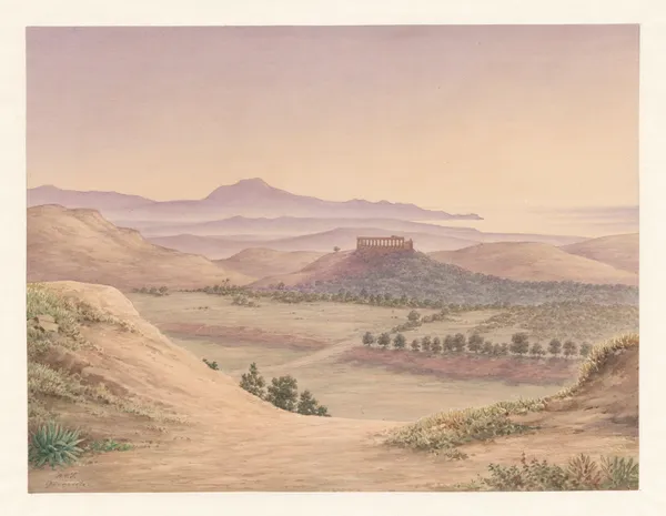 Italy, Agrigento – Temple of Juno Lacinia av Harald Conrad Stilling