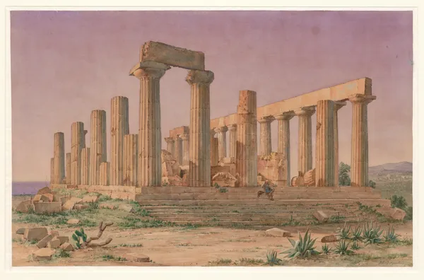Italy, Agrigento – Temple of Juno Lacinia av Harald Conrad Stilling
