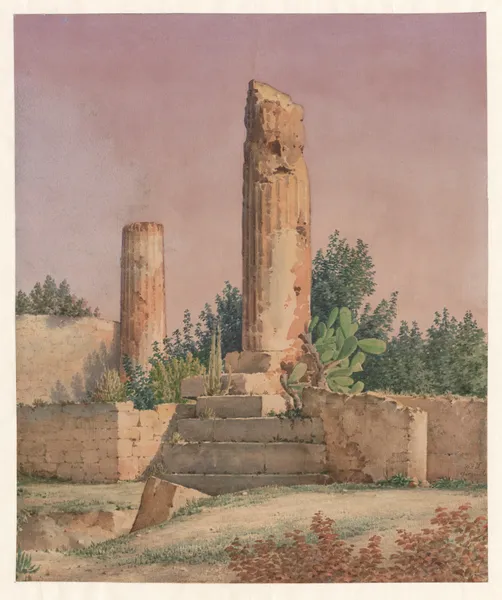 Italy, Agrigento – Temple of Vulcan av Harald Conrad Stilling