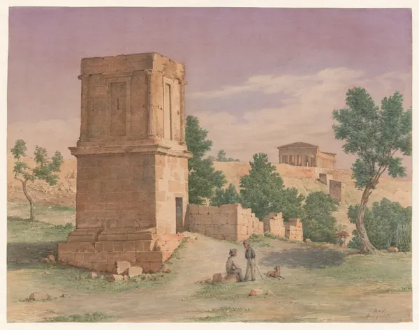 Italy, Agrigento – Temple of Vulcan av Harald Conrad Stilling