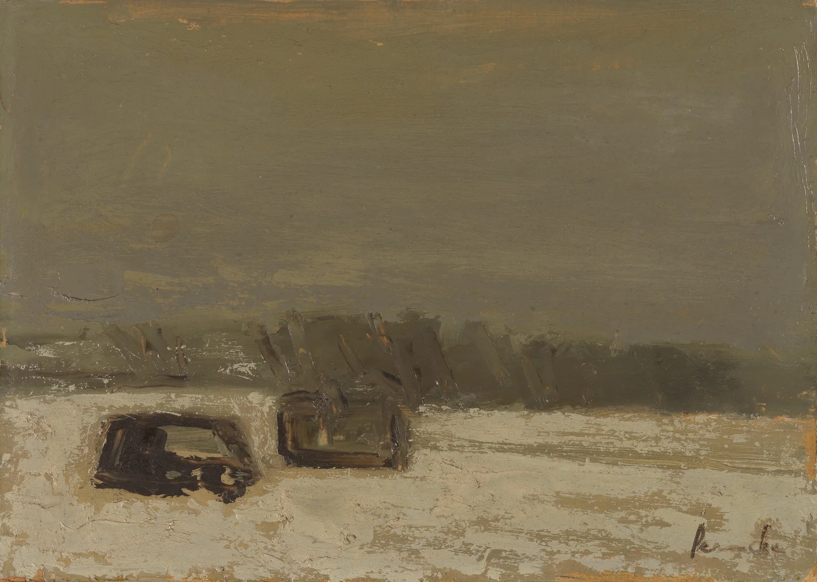 Sneeuwlandschap av Constant Permeke