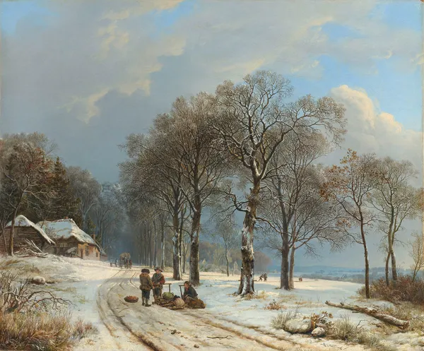 Winter Landscape av Barend Cornelis Koekkoek