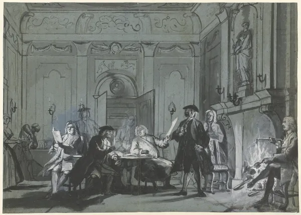 Samenkomst met kunstbeschouwing av Cornelis Troost