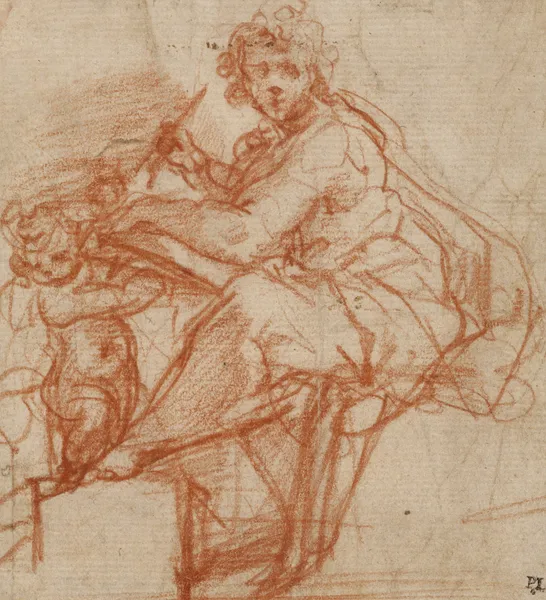 Saint Matthew av Correggio