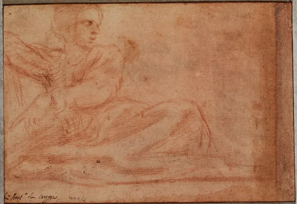 Seated figure to the right av Correggio