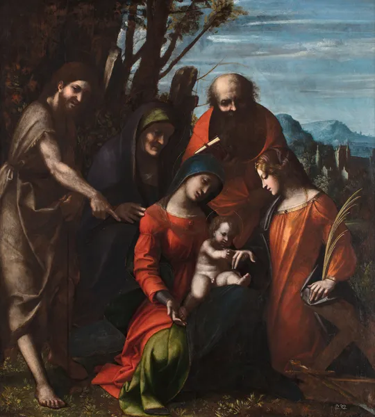 The Mystic Marriage of Saint Catherine av Correggio