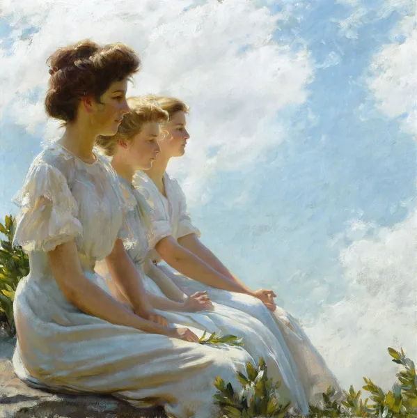 On the Heights av Charles Courtney Curran