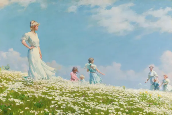 Summer av Charles Courtney Curran