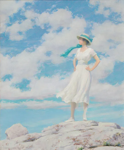 Summy Sky (On the Summit) (c 1918) av Charles Courtney Curran