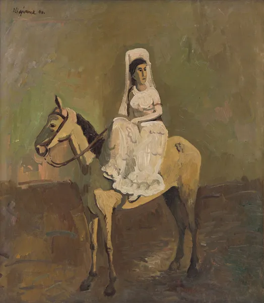 Equestrienne av Cyprián Majerník