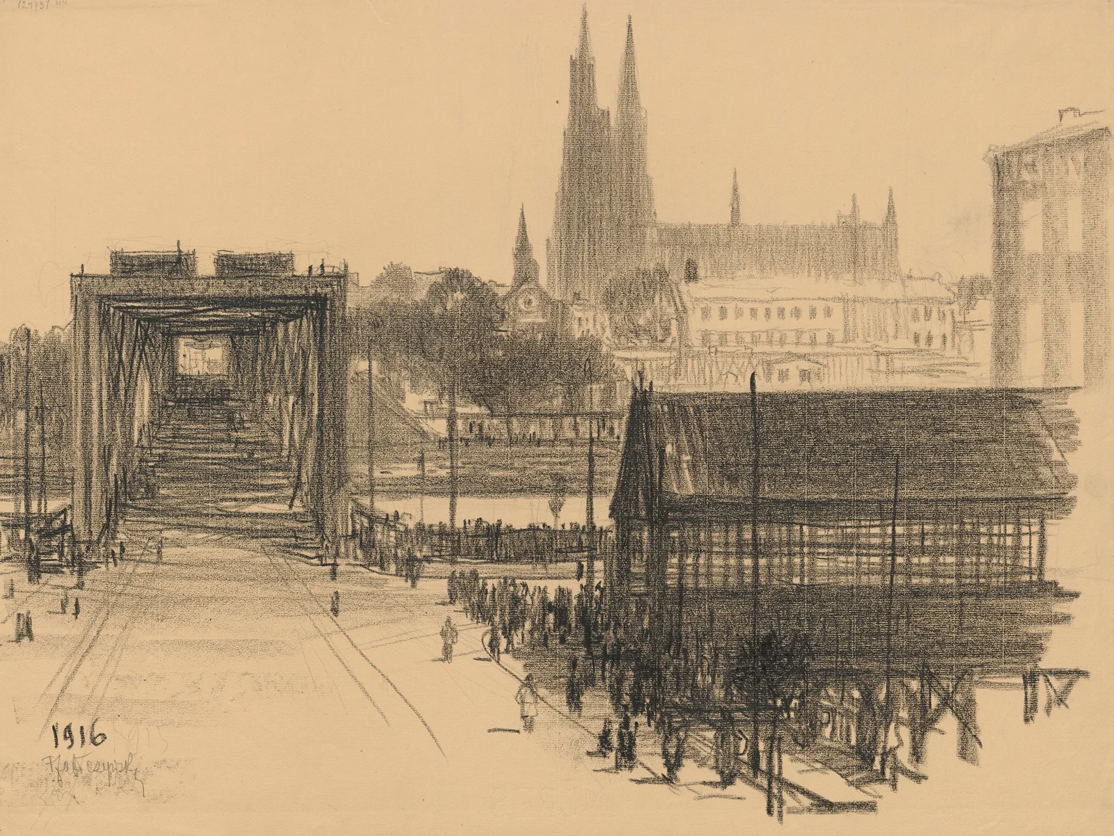 The Old Bridge av Feliks Jabłczyński