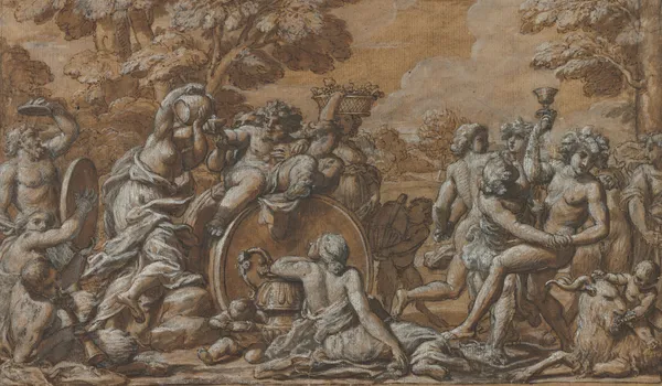 Bacchanal av Pietro da Cortona