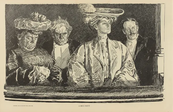 A box party av Charles Dana Gibson