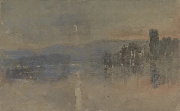 Moonlight Landscape av David Cox